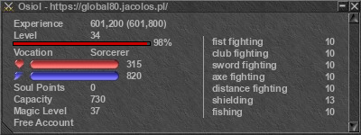 Signature for player Osiol